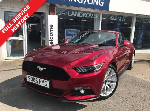 Ford Mustang 2.3 ECOBOOST 2d 313 BHP Coupe Petrol RED
