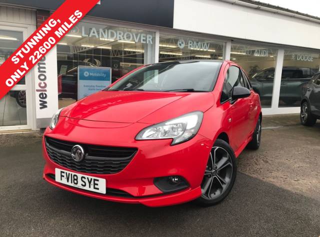 Vauxhall Corsa 1.4 RED EDITION S/S 3d 148 BHP Hatchback Petrol RED