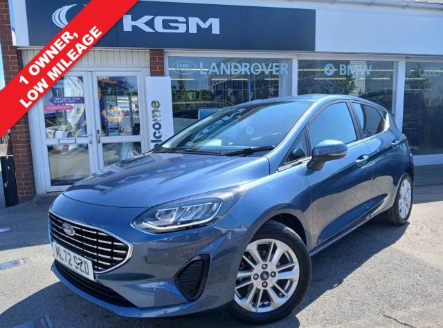 Ford Fiesta 1.0T EcoBoost Titanium Hatchback 5dr Petrol Manual Euro 6 (s/s) (100 ps) Hatchback Petrol BLUE