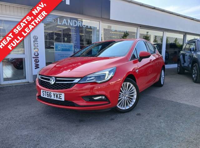 Vauxhall Astra 1.4i Turbo Elite Nav Hatchback 5dr Petrol Manual Euro 6 (150 ps) Hatchback Petrol RED