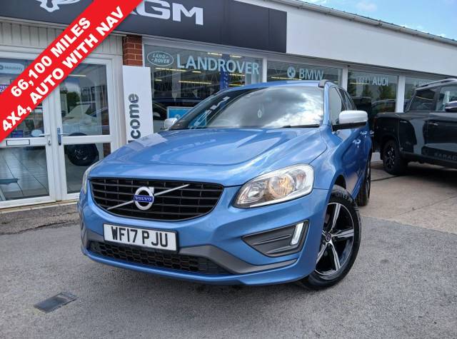Volvo XC60 2.4 D4 R-Design Nav SUV 5dr Diesel Auto AWD Euro 6 (s/s) (190 ps) All Terrain Diesel BLUE