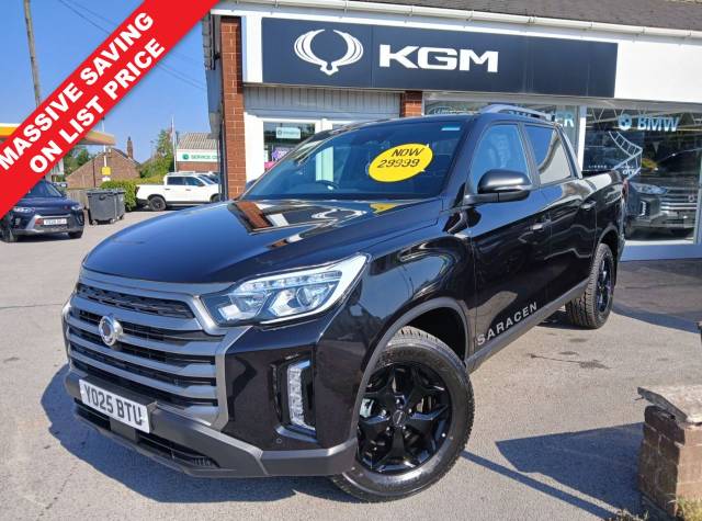 KGM Musso Saracen 2.2 Diesel Automatic Pick Up Diesel BLACK