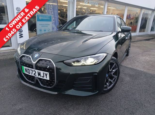 BMW I4 40 83.9kWh M Sport Gran Coupe 5dr Electric Auto eDrive (340 ps) Hatchback Electric GREEN