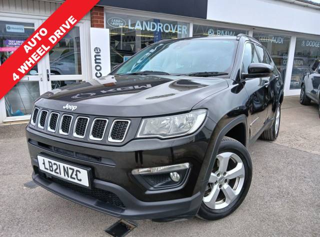Jeep Compass 1.4T MultiAirII Longitude SUV 5dr Petrol Auto 4WD Euro 6 (s/s) (170 ps) All Terrain Petrol BLACK
