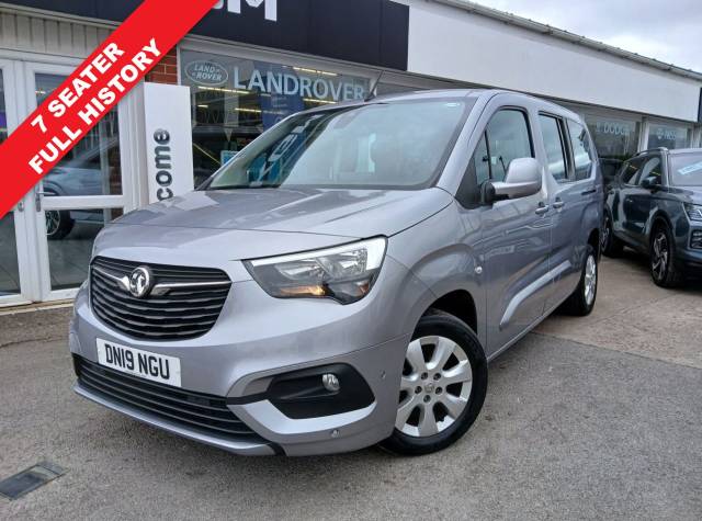 Vauxhall Combo-life 1.5 Turbo D BlueInjection Energy XL MPV 5dr Diesel Manual Euro 6 (s/s) (7 Seat) (100 ps) 7 Seater Diesel GREY