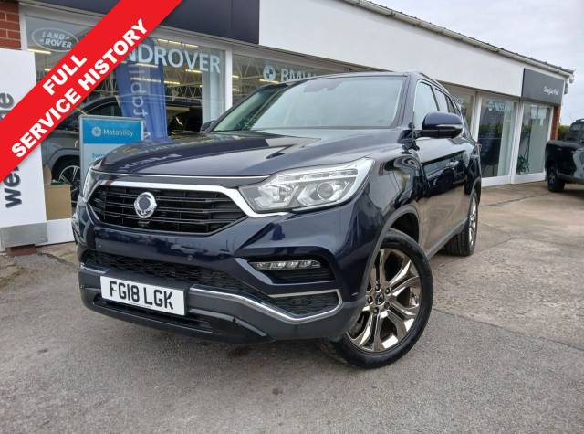 SsangYong Rexton 2.2D Ultimate SUV 5dr Diesel T-Tronic 4WD Euro 6 (181 ps) All Terrain Diesel BLUE