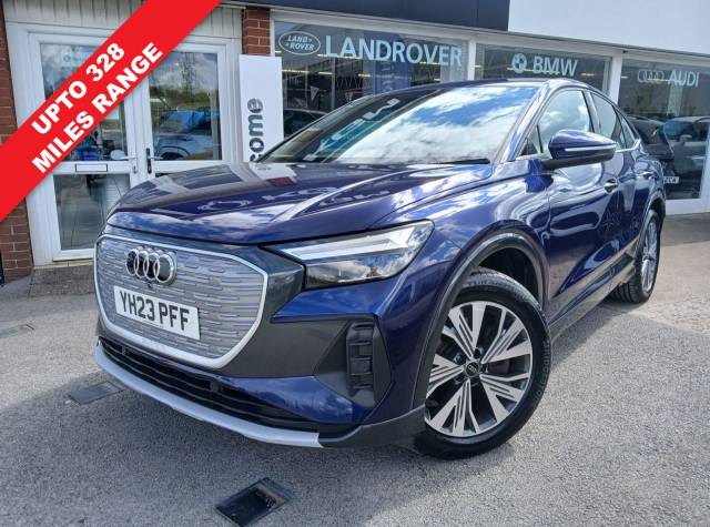 Audi Q4 40 Sport Sportback 5dr Electric Auto 82kWh (204 ps) SUV Electric BLUE